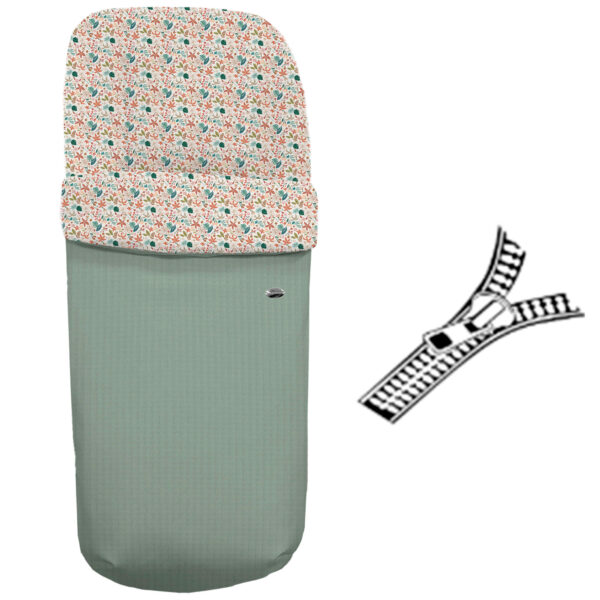 Saco para silla modelo gemelar cremallera Garden verde
