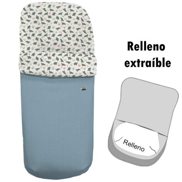 Saco para silla modelo gemelar desenfundable Cairo azul