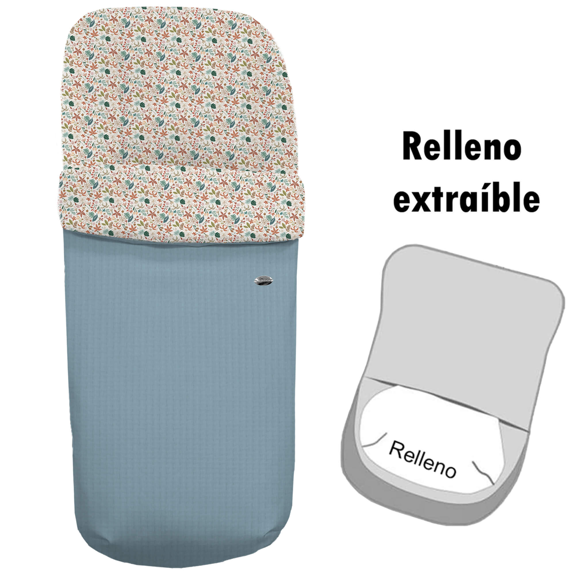 Saco para silla modelo gemelar desenfundable Garden azul