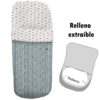 Saco para silla modelo gemelar desenfundable Milán azul