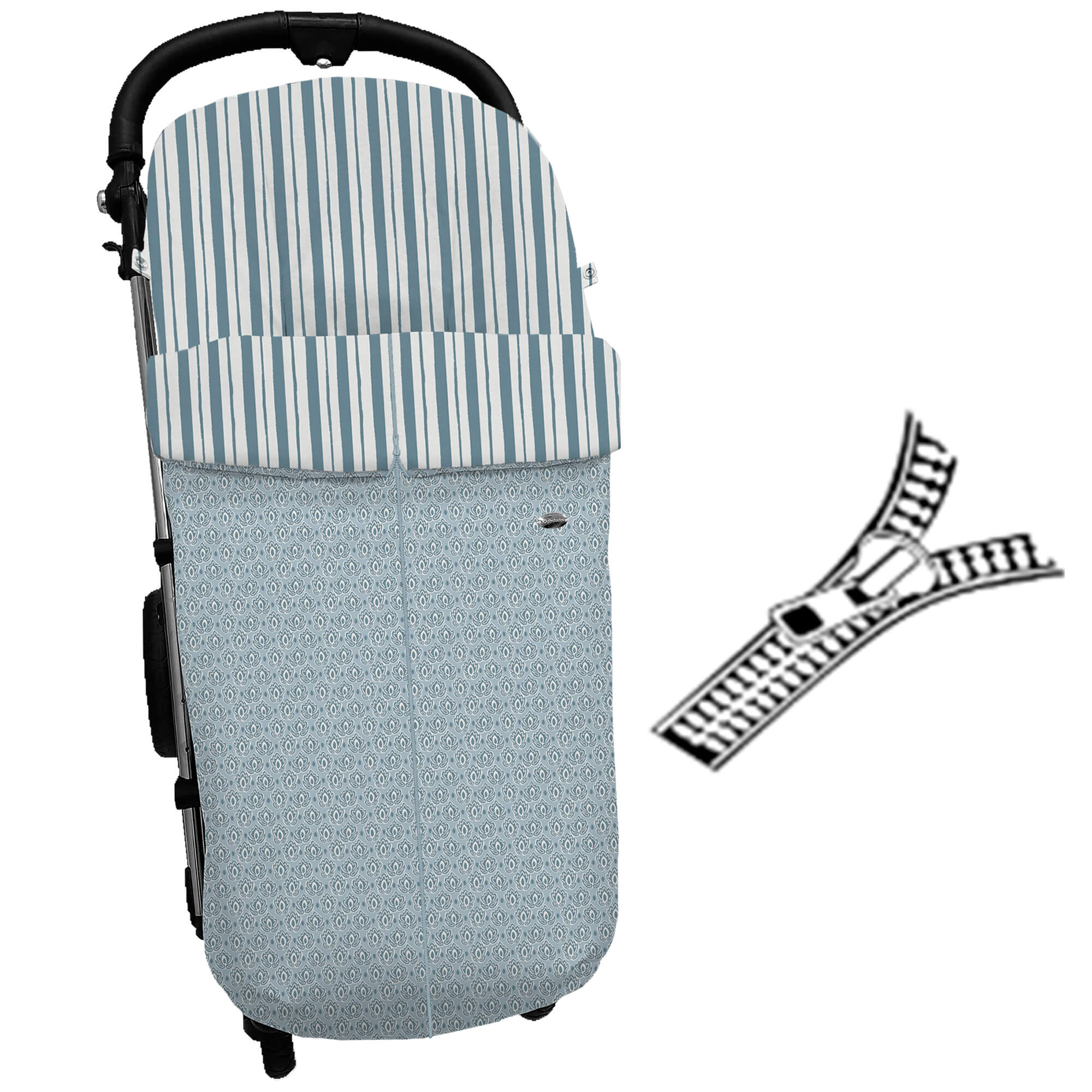 Saco para silla modelo global cremallera Provenza azul