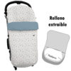 Saco para silla modelo global desenfundable Toile azul