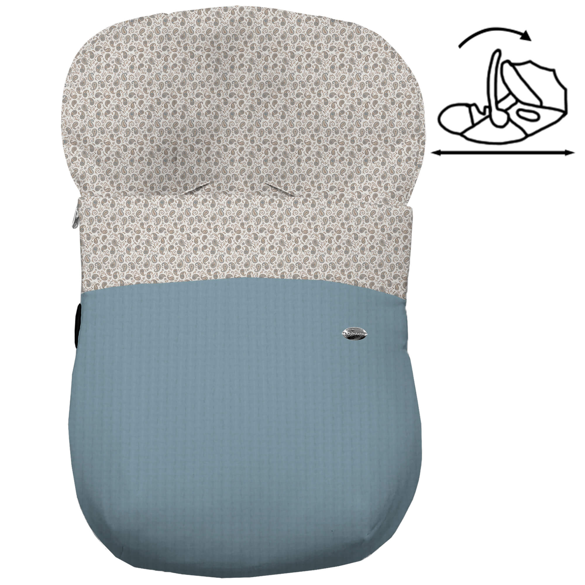 Saco para grupo cero modelo modular Atenas azul