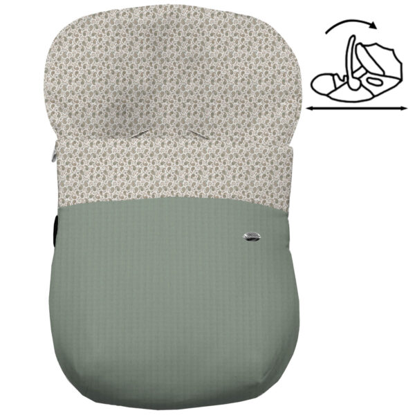 Saco para grupo cero modelo modular Atenas verde