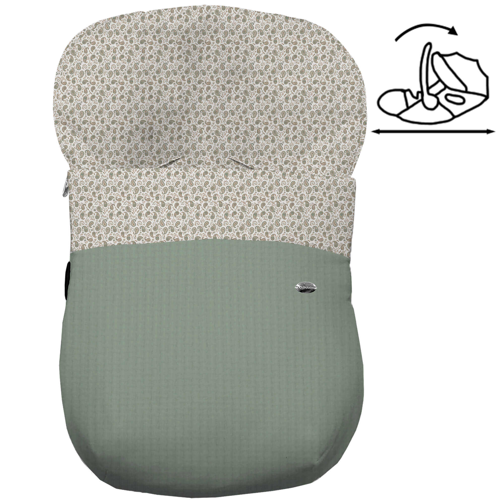 Saco para grupo cero modelo modular Atenas verde