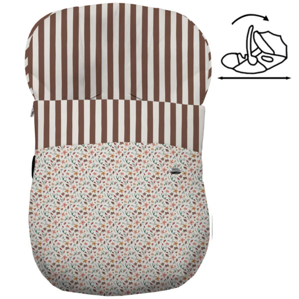 Saco para grupo cero modelo modular Brisa marrón
