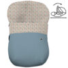 Saco para grupo cero modelo modular Garden azul