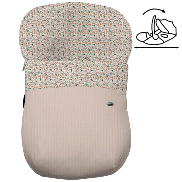 Saco para grupo cero modelo modular Garden tostado