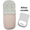 Saco para silla modelo recto desenfundable Cairo tostado