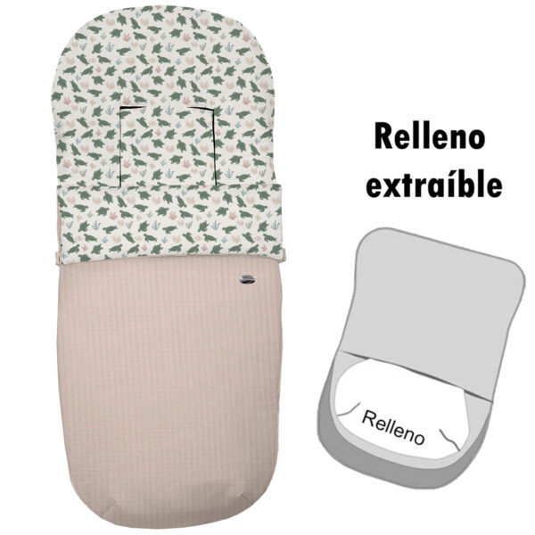 Saco para silla modelo recto desenfundable Cairo tostado