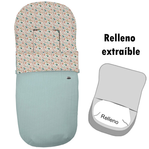 Saco para silla modelo recto desenfundable Garden menta