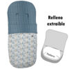 Saco para silla modelo recto desenfundable Porto azul