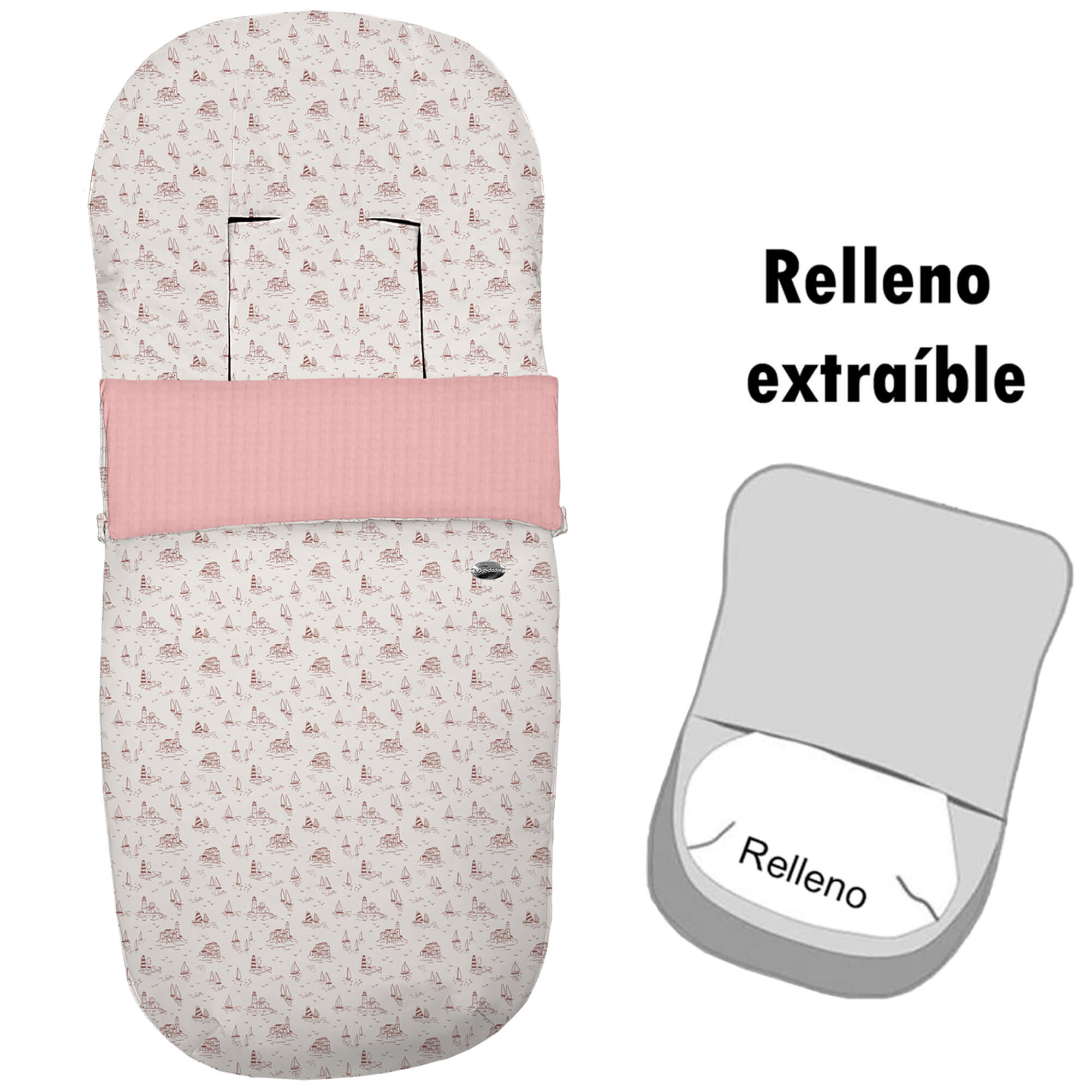 Saco para silla modelo recto desenfundable Toile maquillaje