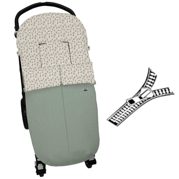 Saco para silla modelo universal cremallera Atenas verde