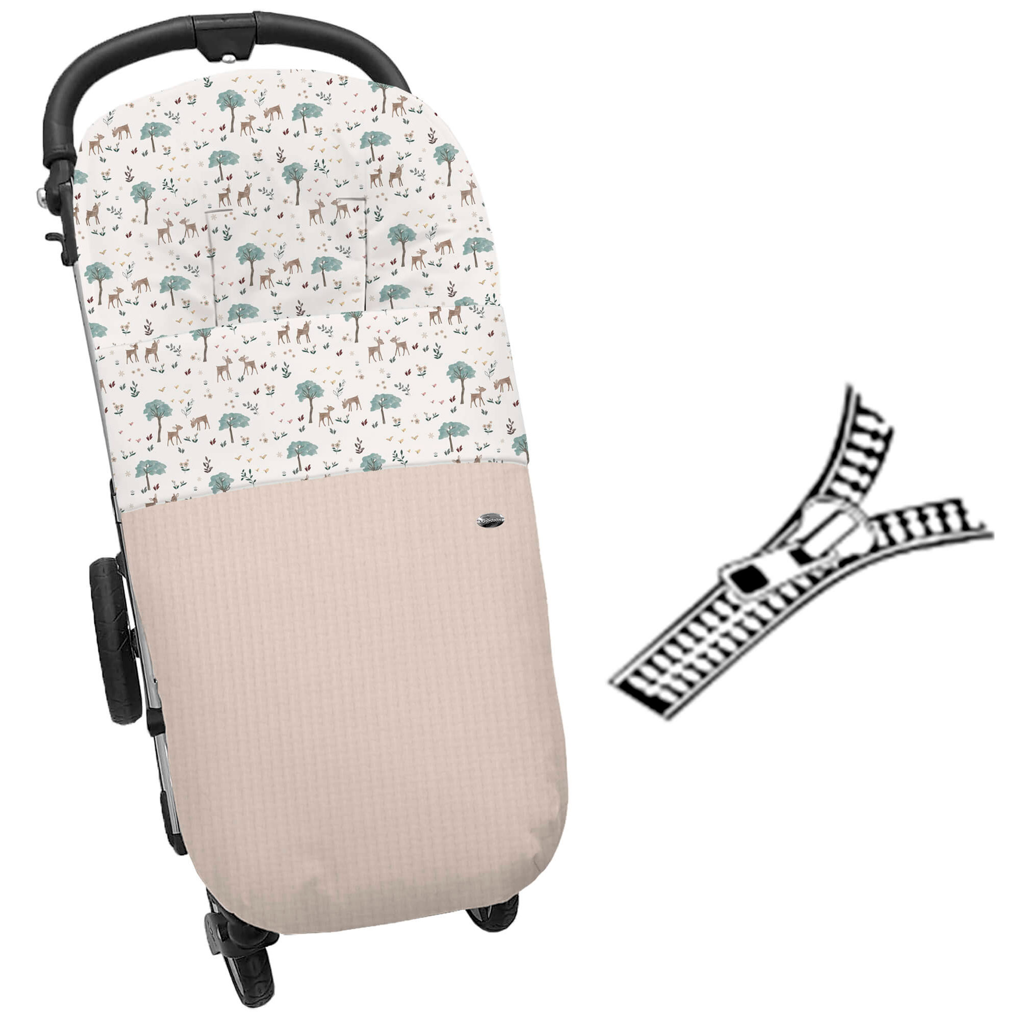 Saco para silla modelo universal cremallera Bambi tostado