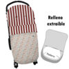 Saco para silla modelo universal desenfundable Brisa granate