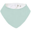 Bandana pequeña Piqué Napoles Verde Mint Bandana pequeña en tejido de algodón Piqué Napoles Verde Mint y por el revés rizo de algodón