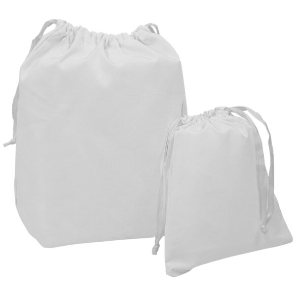 Bolsas Muda en tejido de algodón Piqué Valencia Blanco