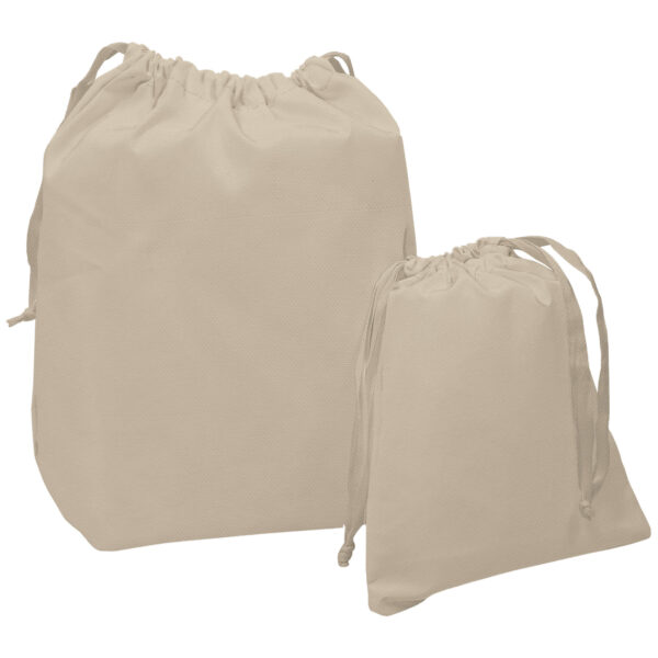 Bolsas Muda en tejido de algodón Piqué Valencia Camel