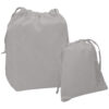 Bolsas Muda en tejido de algodón Piqué Valencia Gris