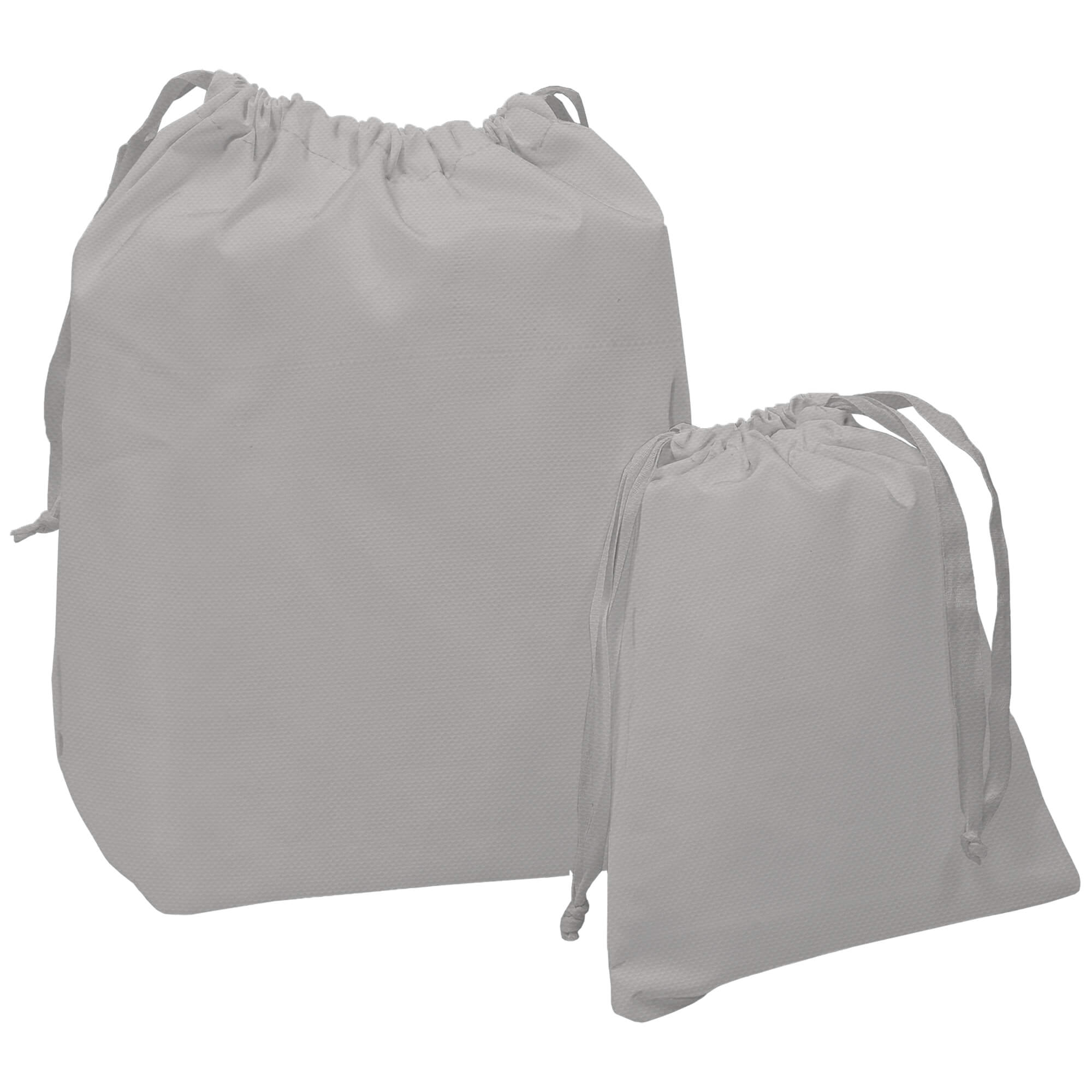 Bolsas Muda en tejido de algodón Piqué Valencia Gris