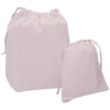 Bolsas Muda en tejido de algodón Piqué Valencia Rosa