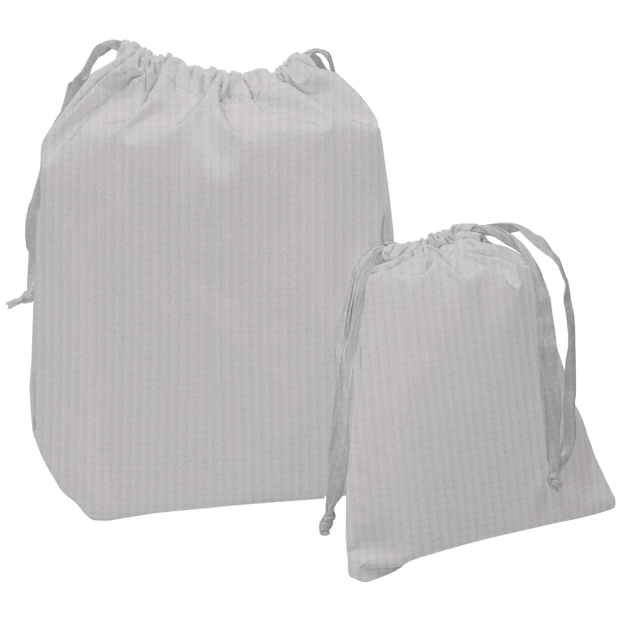 Bolsas de Muda en tejido piqué de algodón Roma Gris