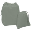 Bolsas de Muda en tejido piqué de algodón Roma Verde