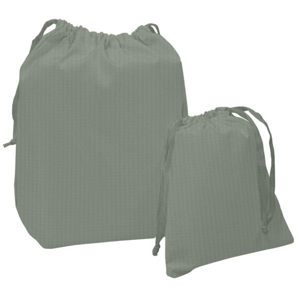 Bolsas de Muda en tejido piqué de algodón Roma Verde