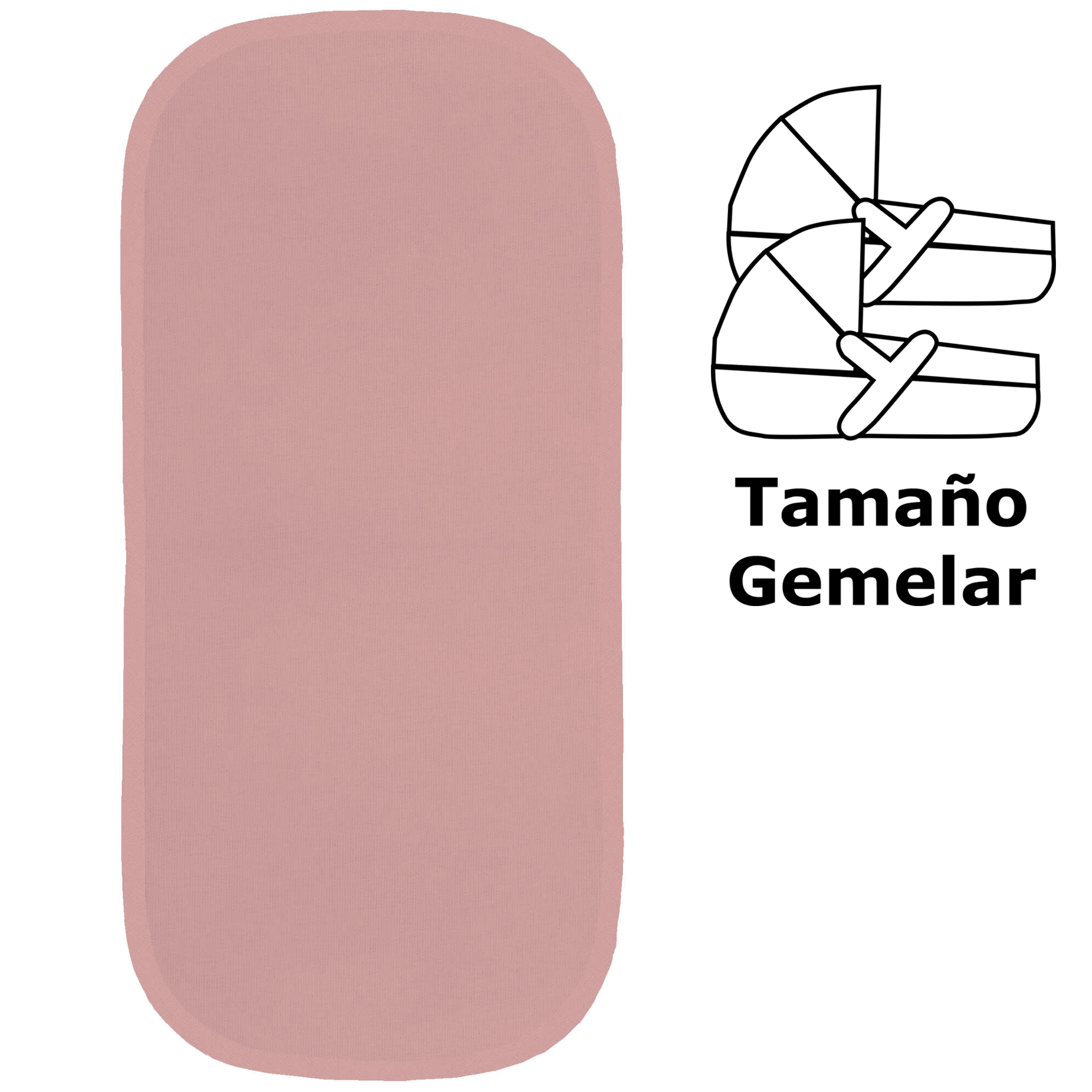 Colchonetas para el Capazo en tejido de algodón Villela Maquillaje