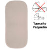 Colchonetas para el Capazo en tejido de algodón Puzzle Tostado