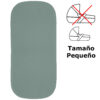 Colchonetas para el Capazo en tejido de algodón Piqué Serker Verde