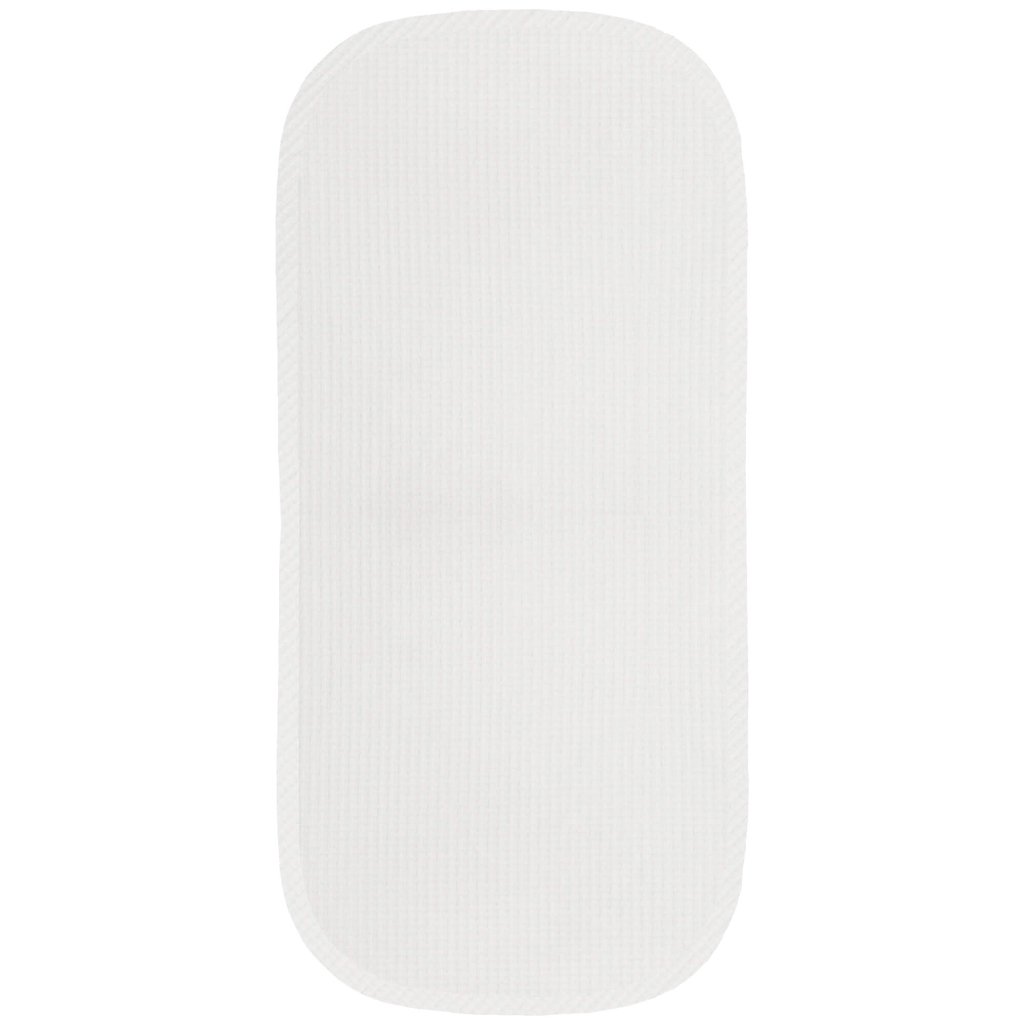 Colchonetas de Capazo Piqué Roma Blanco Roto Colchonetas para el Capazo en tejido de algodón Piqué Roma Blanco Roto