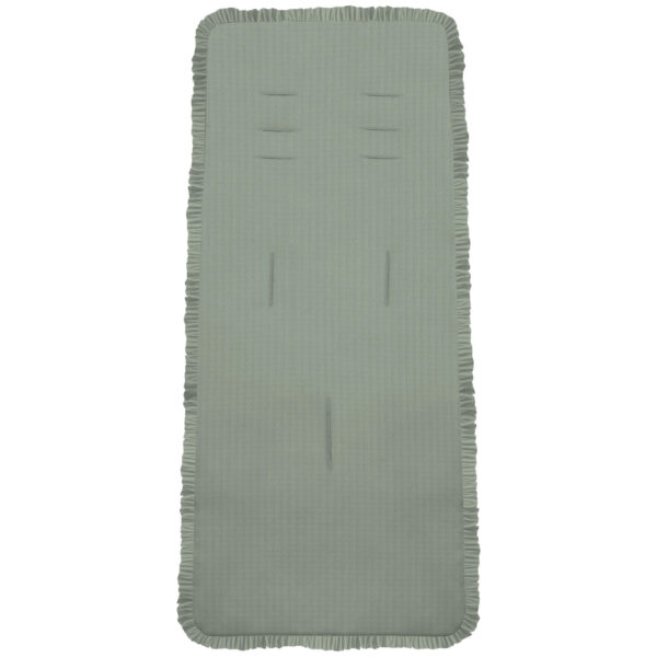 Colchoneta para Silla en tejido de algodón Piqué Roma Verde