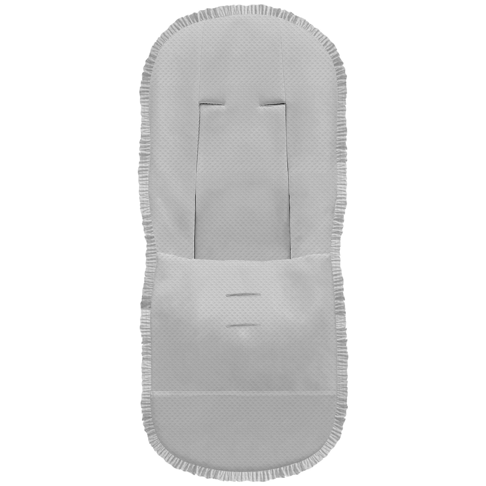 Funda Básica para Silla en tejido de algodón Piqué Napoles Gris