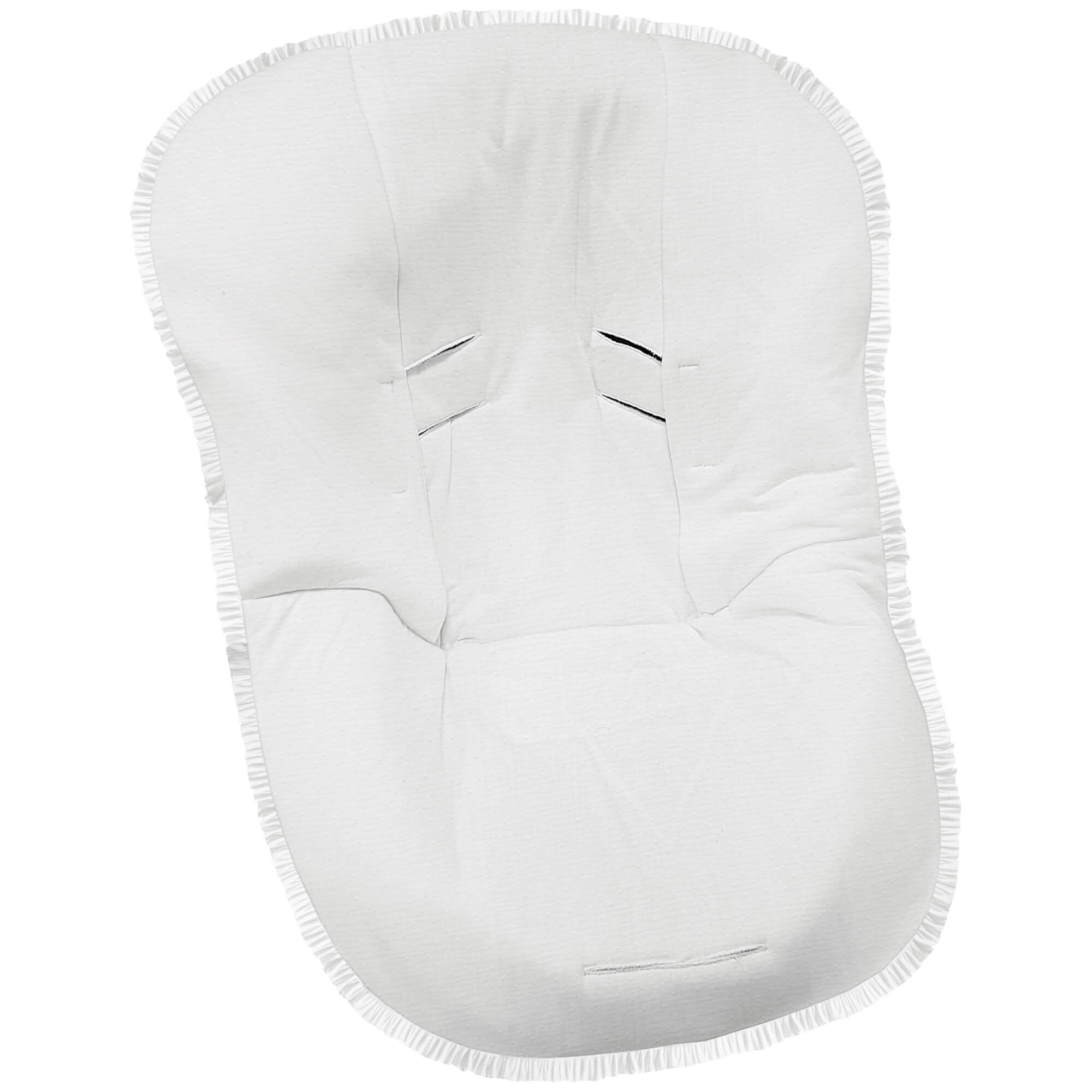 Funda Grupo Cero en tejido de algodón Bambula Plumeti Blanco