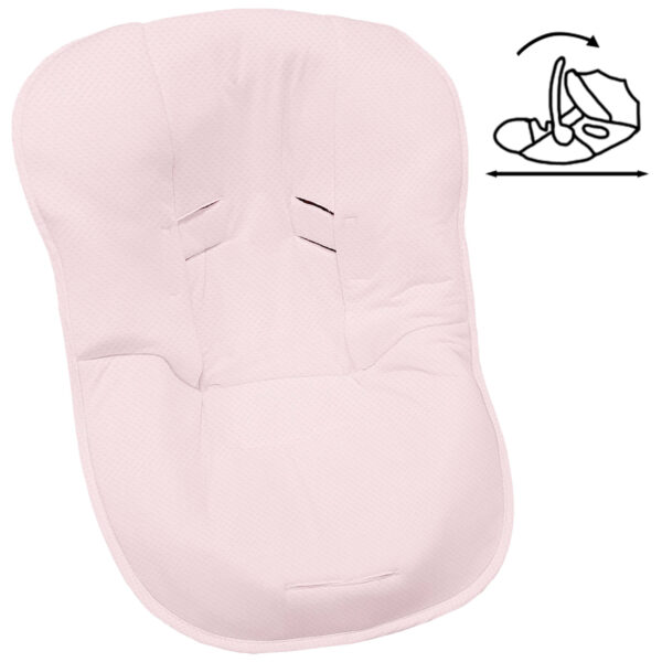 Funda Grupo Cero Modular en tejido de algodón Piqué Napoles Rosa
