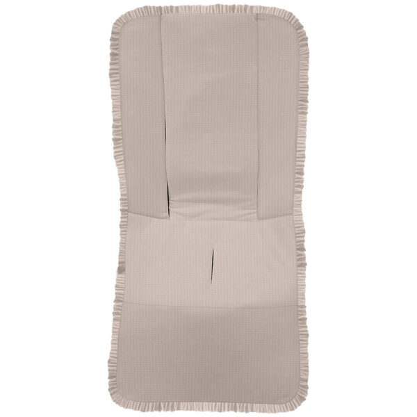 Funda Recta para Silla en tejido de algodón Bambula Beige-Tostado