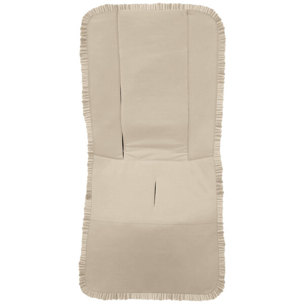 Funda Recta para Silla en tejido de algodón Piqué Valencia Camel