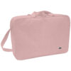Maleta para el bebé en tejido Roma de algodón color Rosa