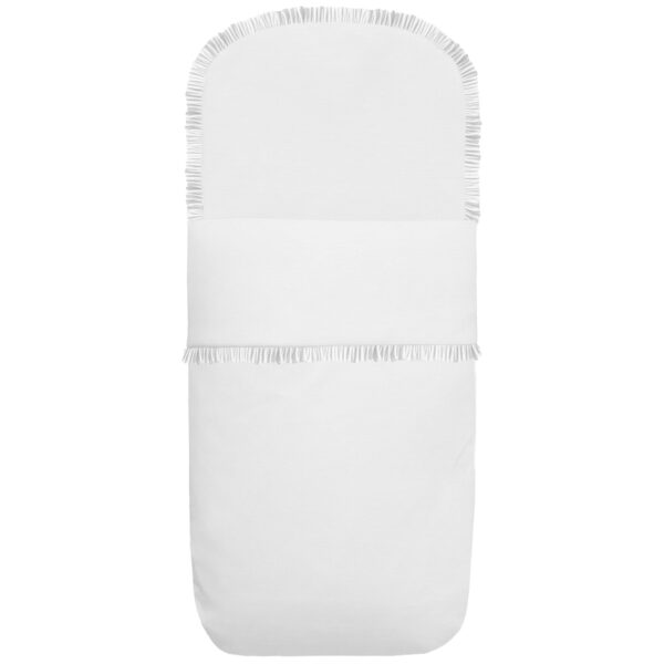 Saco para Capazo en tejido de algodón Piqué Blanco