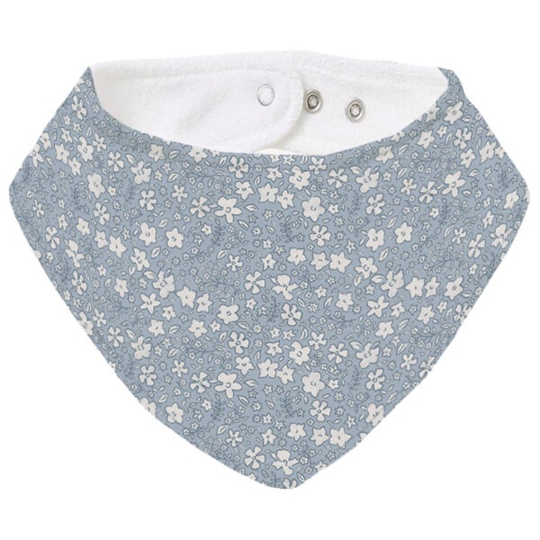 Bandana Grande Iris Invierno Flores azul