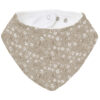 Bandana Grande Iris Invierno Flores marron