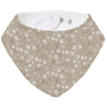 4266 Bandanas Colección Invierno Iris Flores Marrón