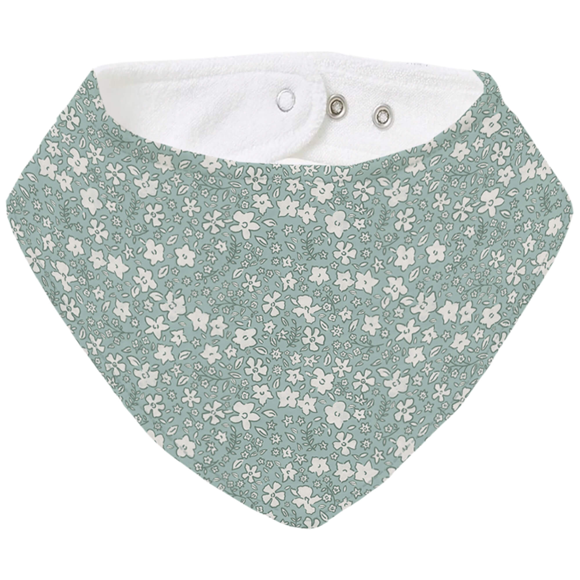 Bandana Pequeña Iris Invierno Flores verde Bandana Pequeña Iris Invierno Flores verde