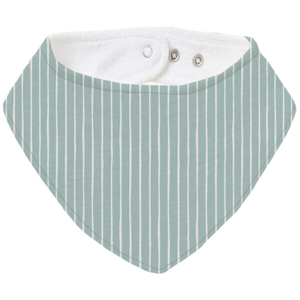Bandana Pequeña Iris Invierno Rayas verde