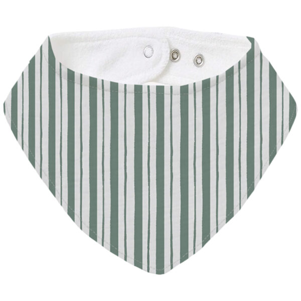 Bandana Pequeña Provenza Invierno Rayas verde