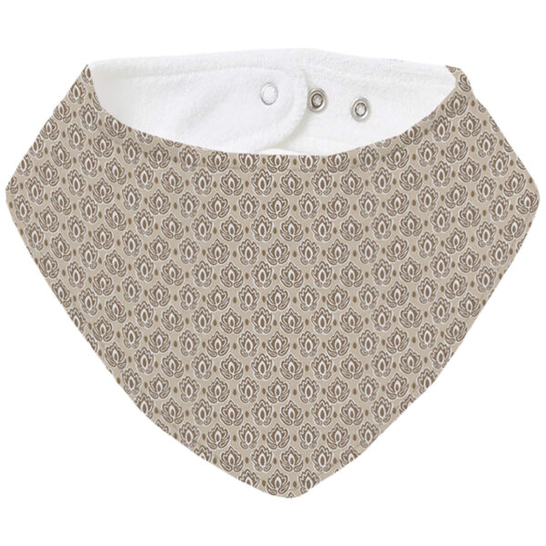 Bandana Pequeña Provenza Invierno Tulipanes marron