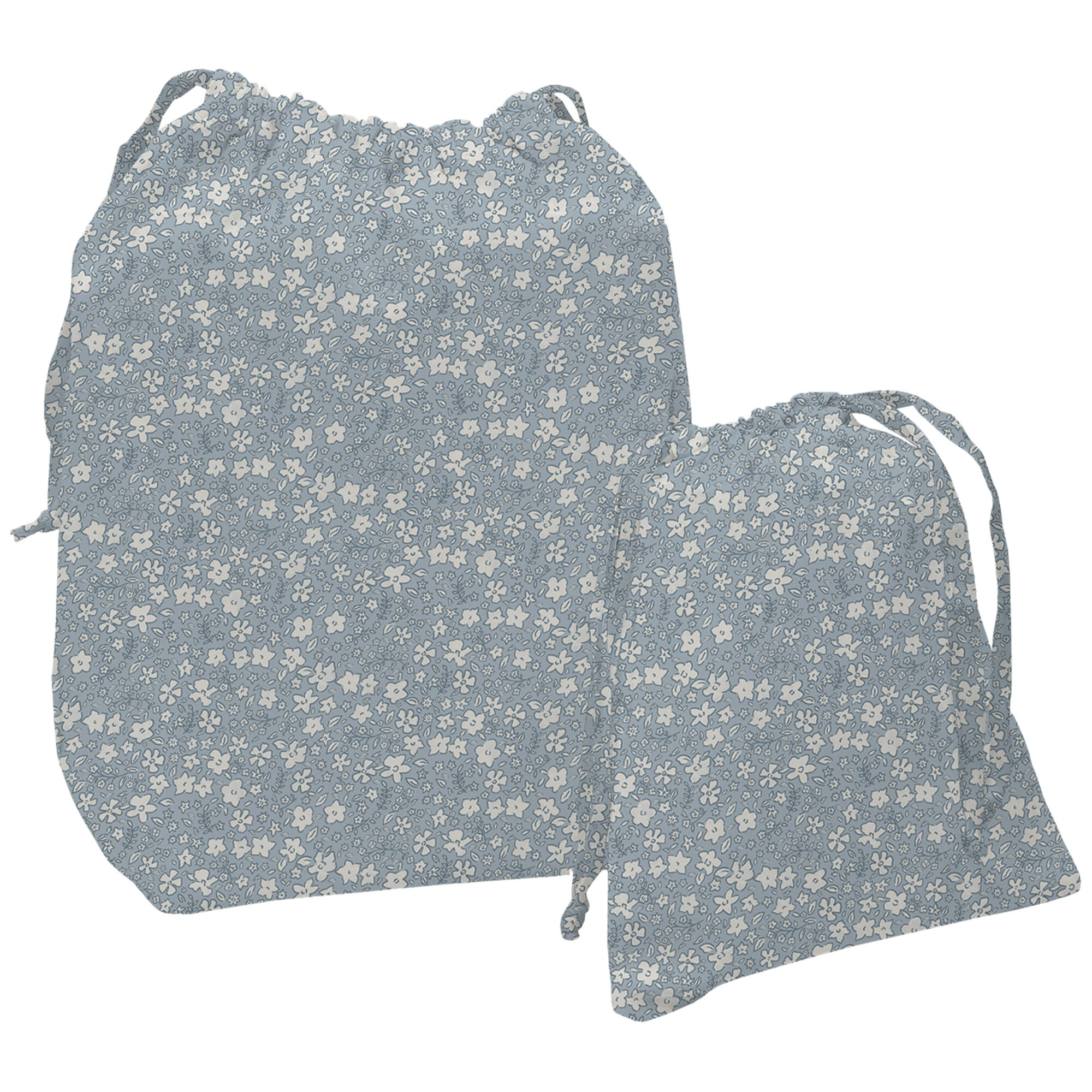Bolsas de Muda Iris Invierno Flores azul