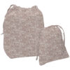 Bolsas de Muda Iris Invierno Flores maquillaje